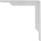 Ekena Millwork Stockport Steel Bracket, Hammered White 2"W x 10"D x 10"H BKTM02X10X10STHWH - alternate 9